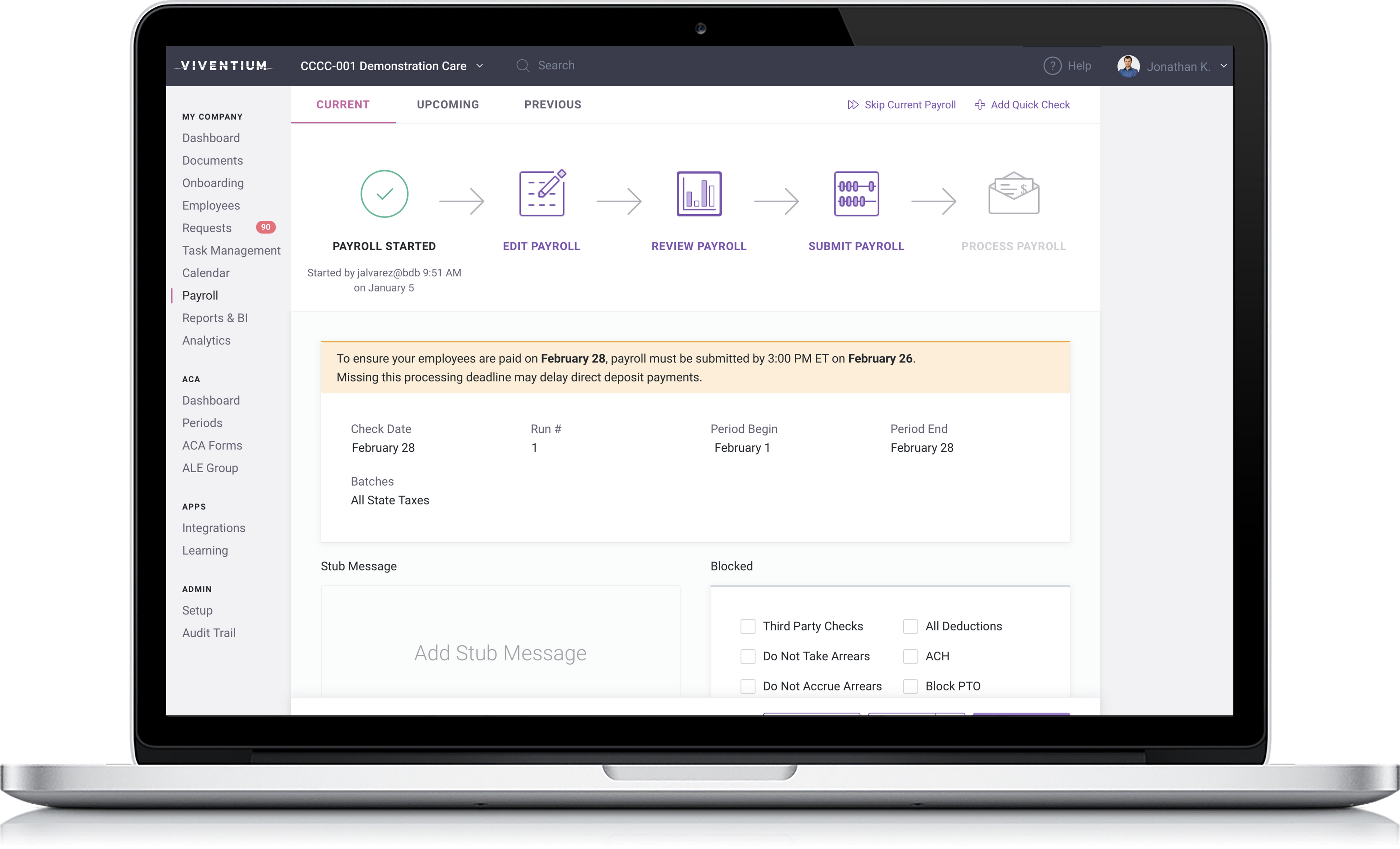 screenshot of Viventium Software